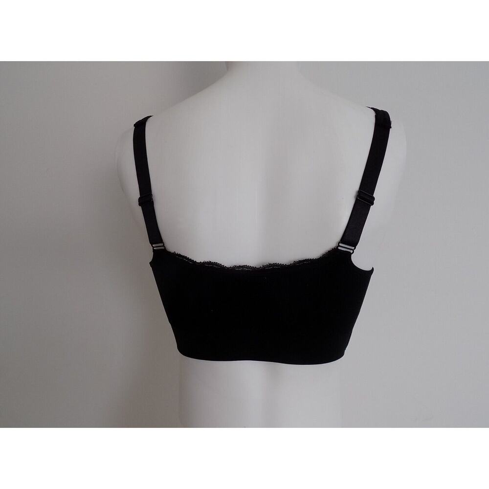 Cara Mia bra bralette size Medium comfort lift support wireless black NEW - Picture 3 of 9